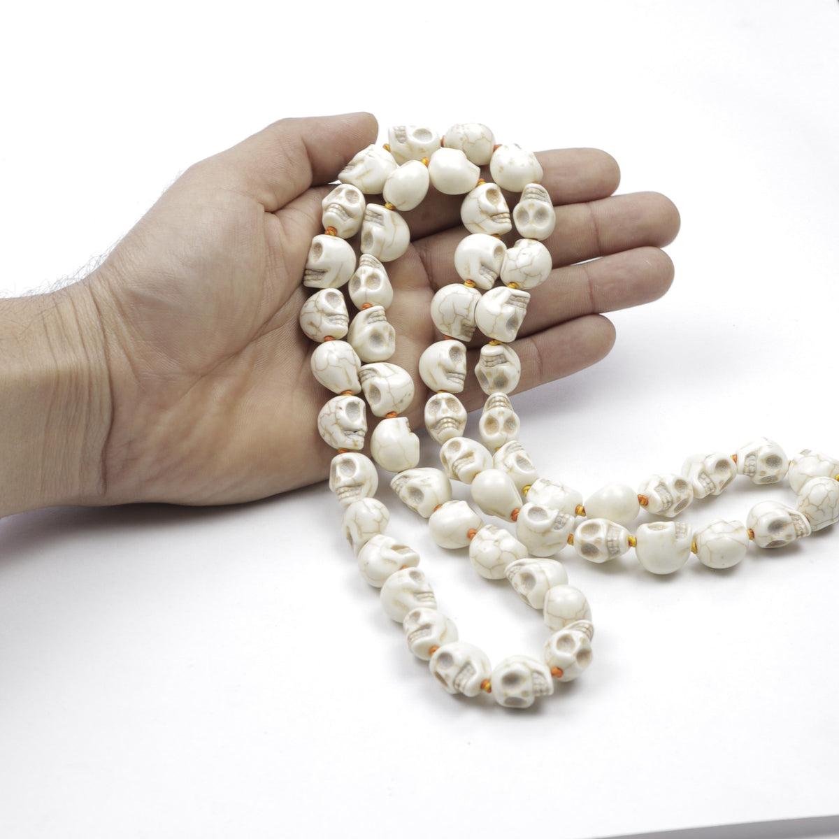 Sacred Ama Kali Skull Munda Mala Meditation Rosary