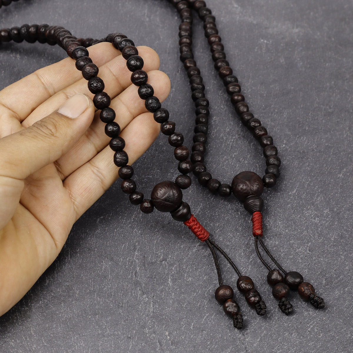 Real Bodhi Chitta Phoenix Eye Prayer Beads, Bodhi Chitta Mala