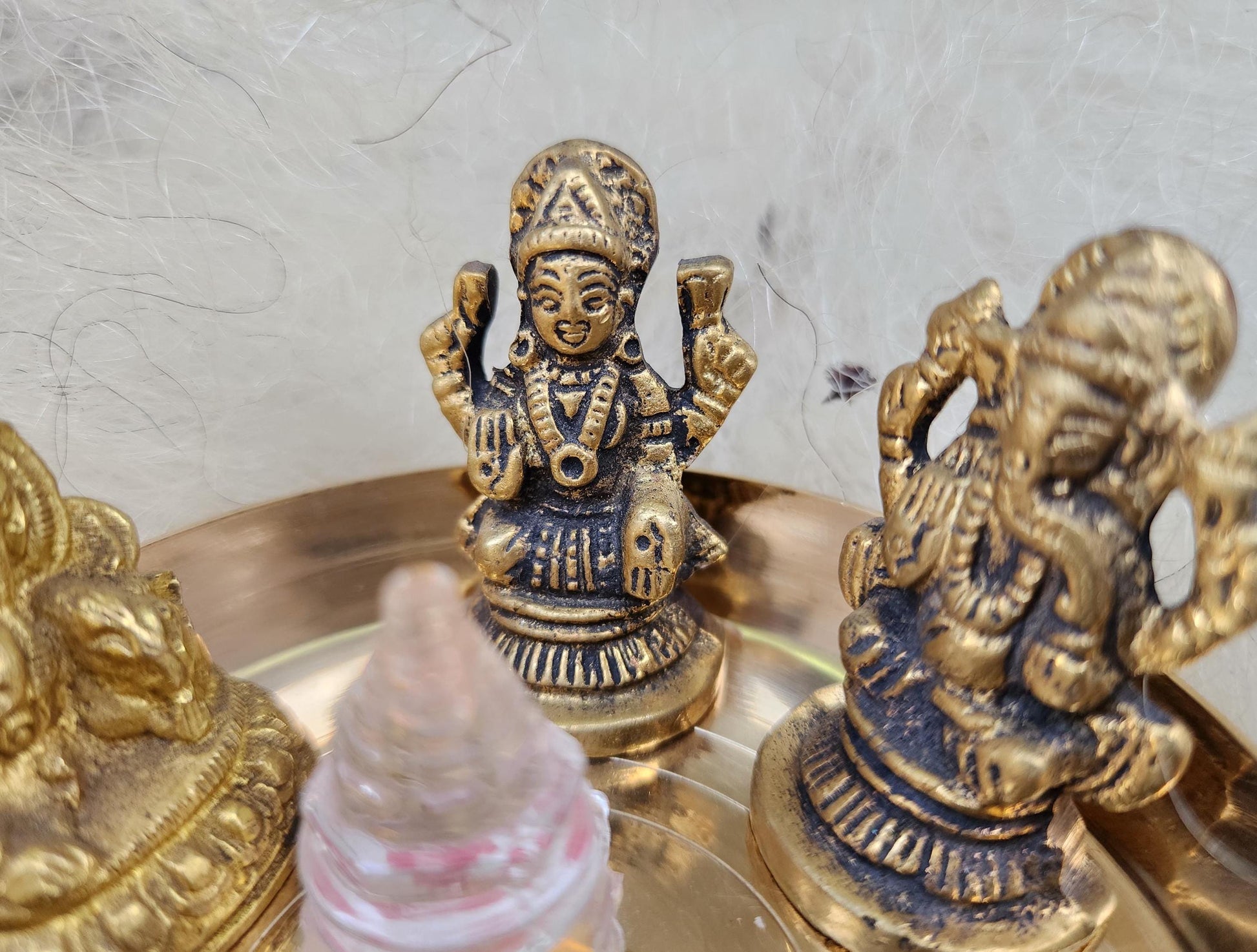 Wealth And Prosperity Pooja Set – Ganesh, Laxmi, Kuber, Shree Yantra, Lotus Seed, Conch Shell