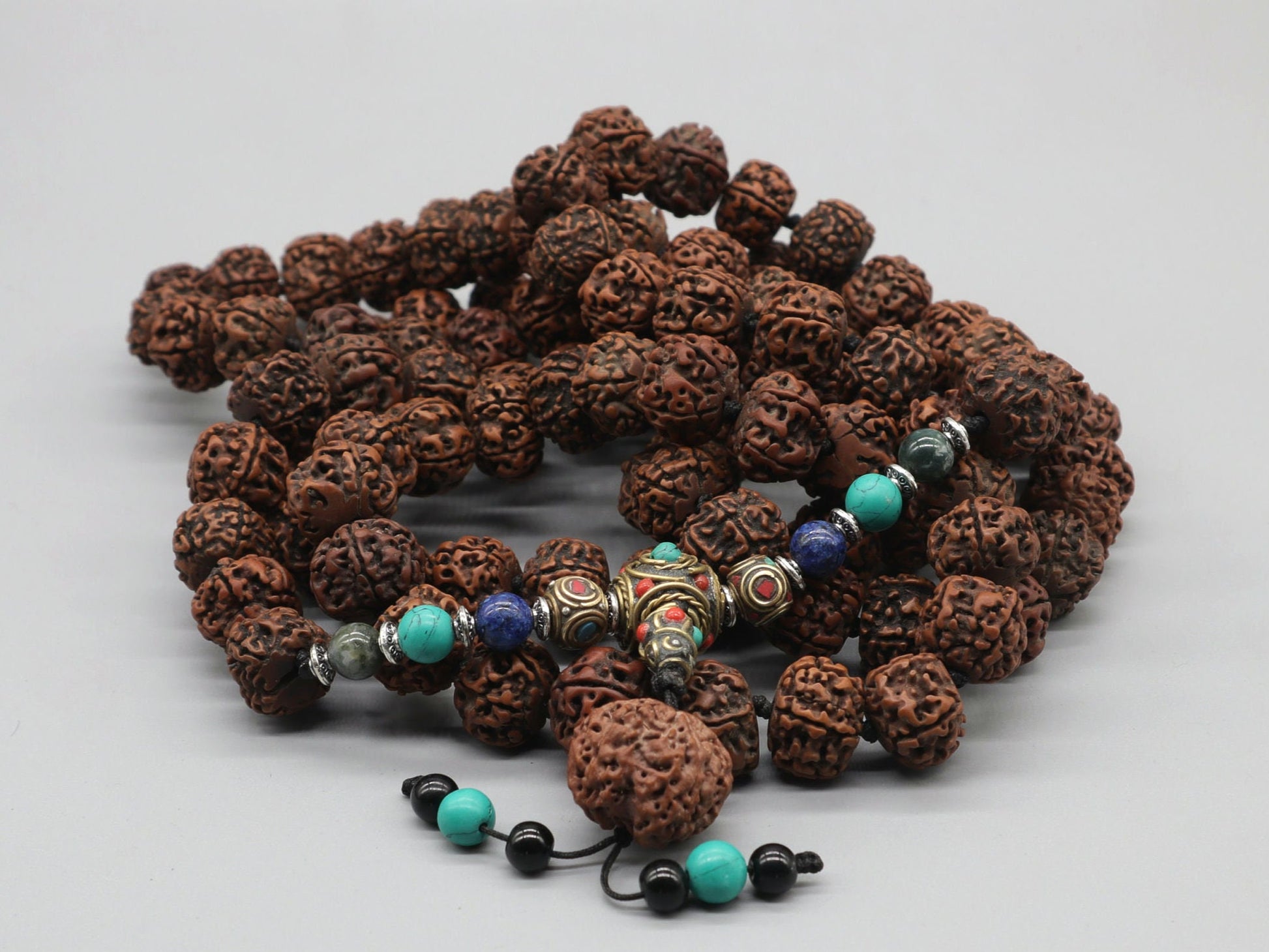Tibetan Rudraksha Mala