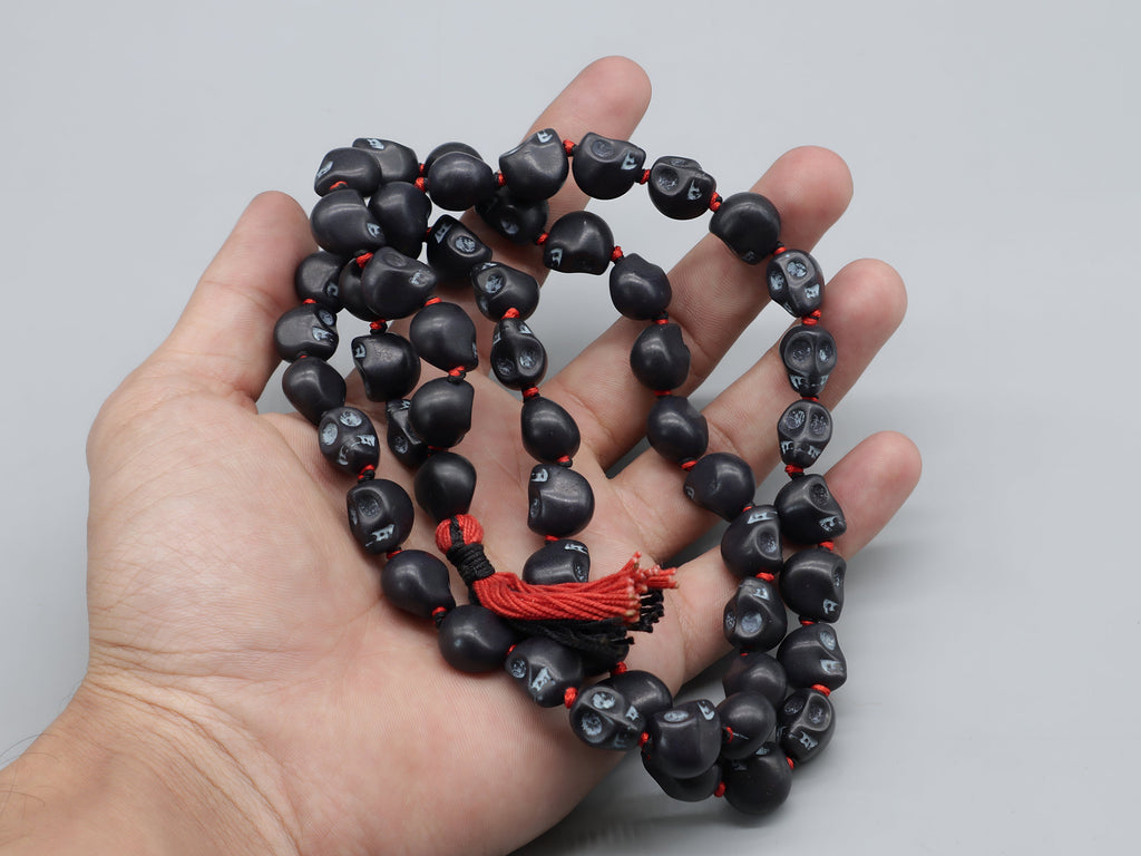 Sacred Black Kali Skull Necklace