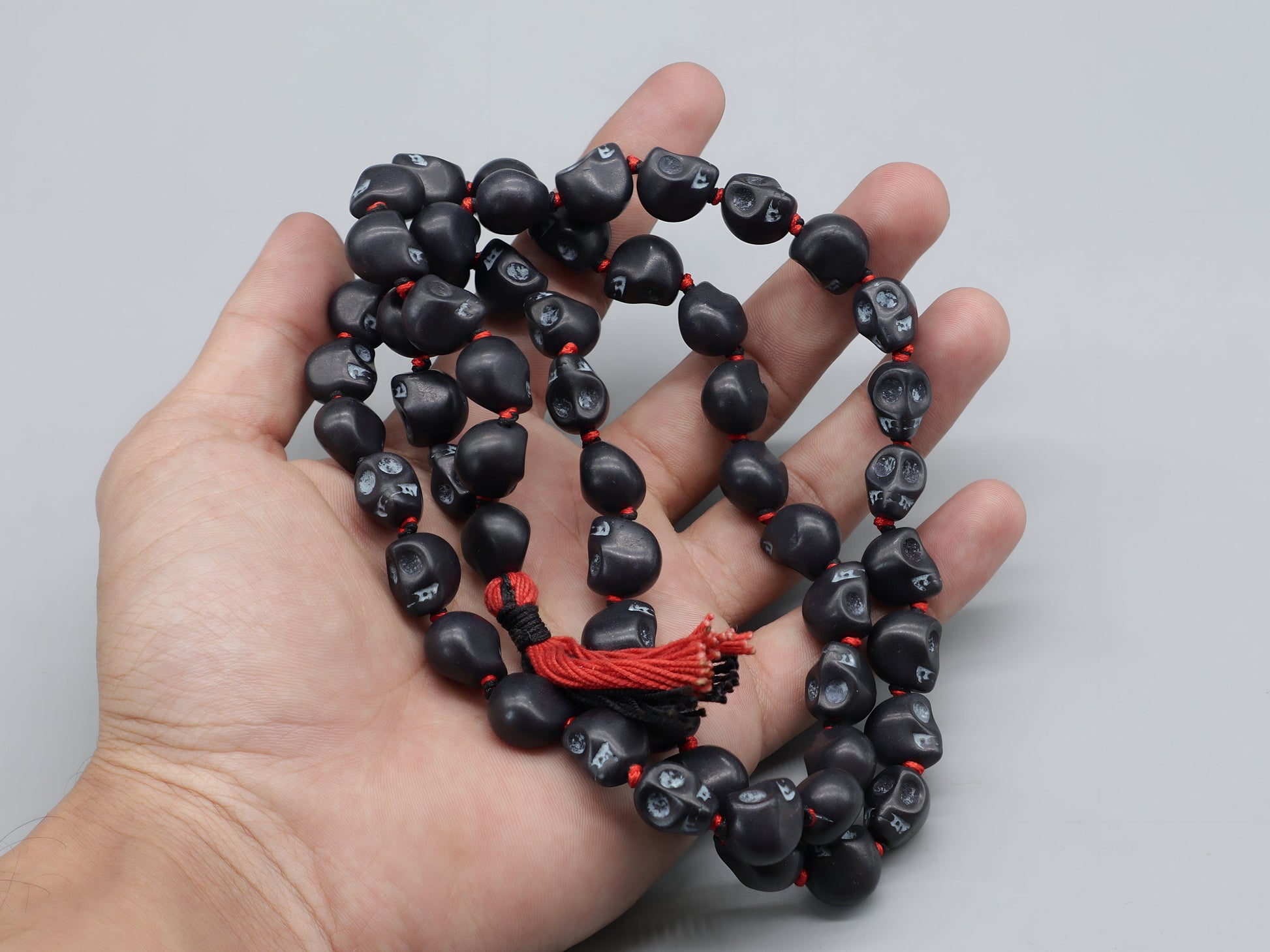 Sacred Black Kali Skull Necklace