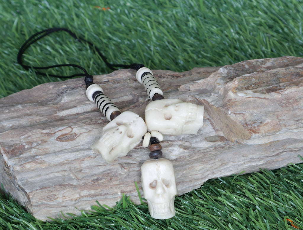 Tibetan Himalaya Gothic Tribal Necklace, Evil Eye Protection Jewelry