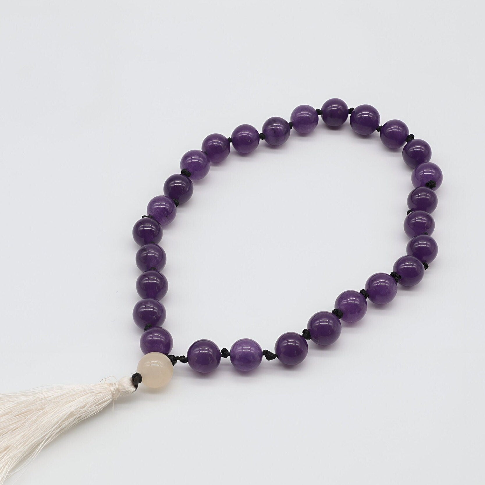 Amethyst & Rose Quartz 27 Bead Pocket Mala
