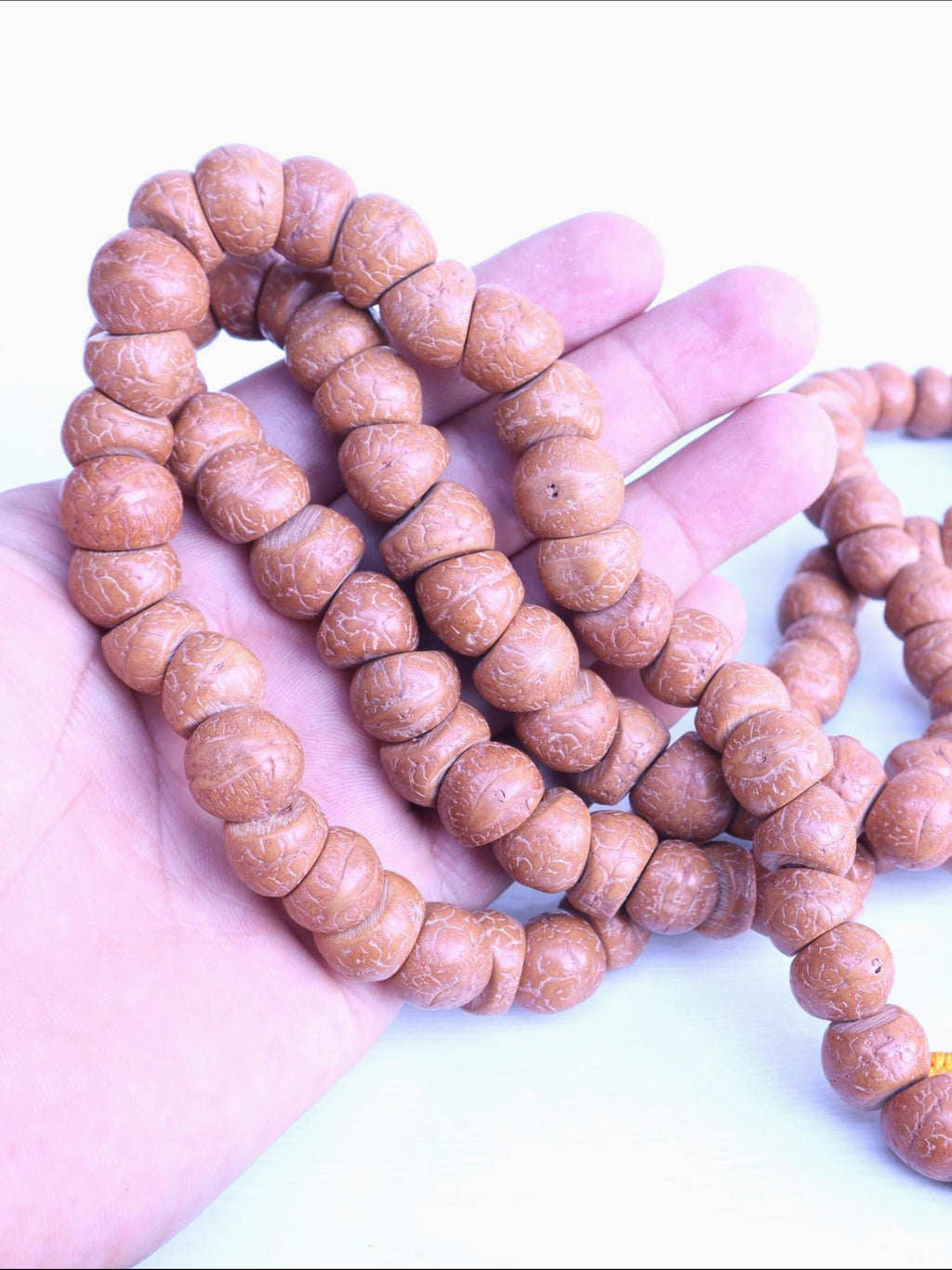 Premium Natural Phoenix Eye Buddhist Japa Prayer Beads, Free Bodhi Bracelet