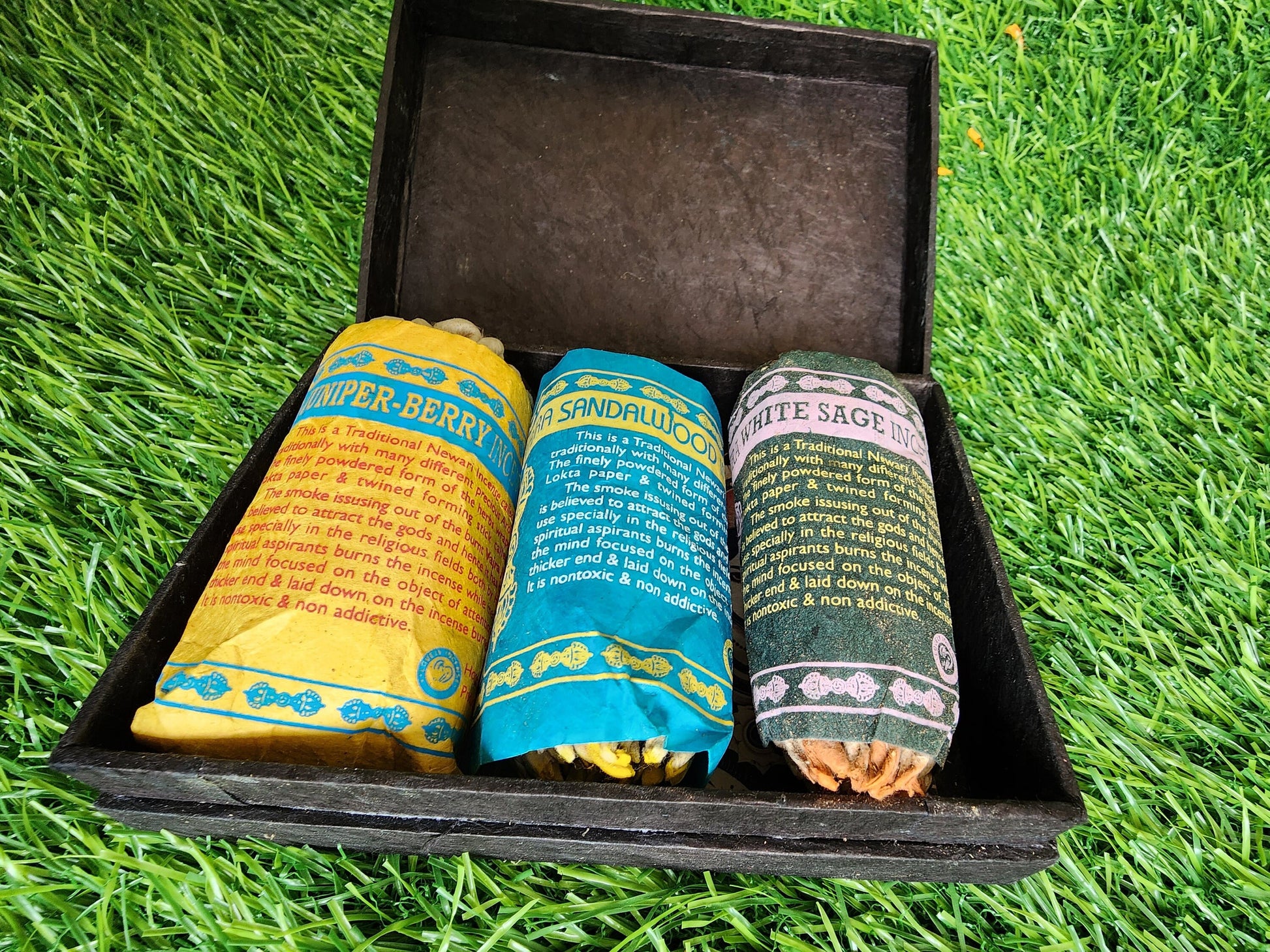 100 Herbal Rope Incense Handmade Premium - Get Free Incense Burner