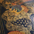 Five Jambhala Thangka, Buddhist Traditional Painting, Tibetan Style,  Oiled Thangka,  Old Stock        , Five Wealth Deities, Bringing Prosperity, Fortune, and Generosity