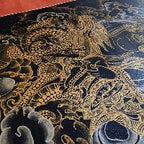 Five Jambhala Thangka,  Good Quality, Buddhist Traditional Painting, Tibetan Style,  Oiled Thangka,  Old Stock        , Five Wealth Deities, Bringing Prosperity, Fortune, and Generosity