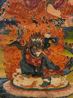 Atisha Dipankara Shrijnana Thangka, Buddhist Traditional Painting, Tibetan Style,  Real Gold,  Oiled Thangka,  Old Stock Atisa        , Renowned Scholar, Shaping Tibetan Buddhism with Compassion and Wisdom