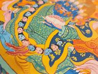 Vajravarahi - Dorje Phagmo, Buddhist Handmade Thangka Painting,  Real Gold,  Rare Find,  Old Stock        , Wisdom Dakini, representing tantric transformation and bliss