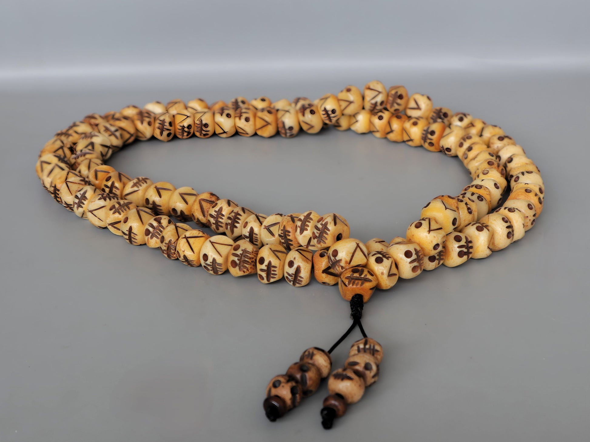 Tibetan Bone Prayer Bead