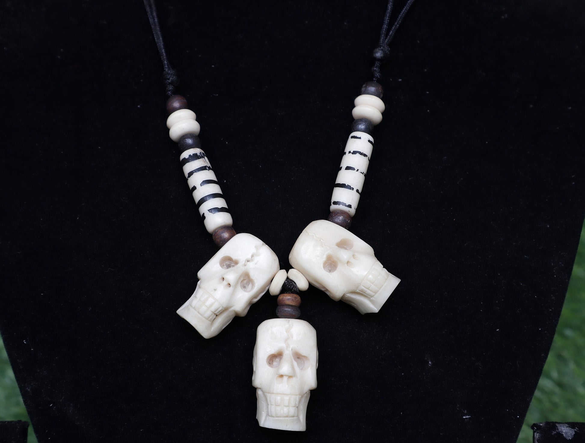 Tibetan Himalaya Gothic Tribal Necklace, Evil Eye Protection Jewelry