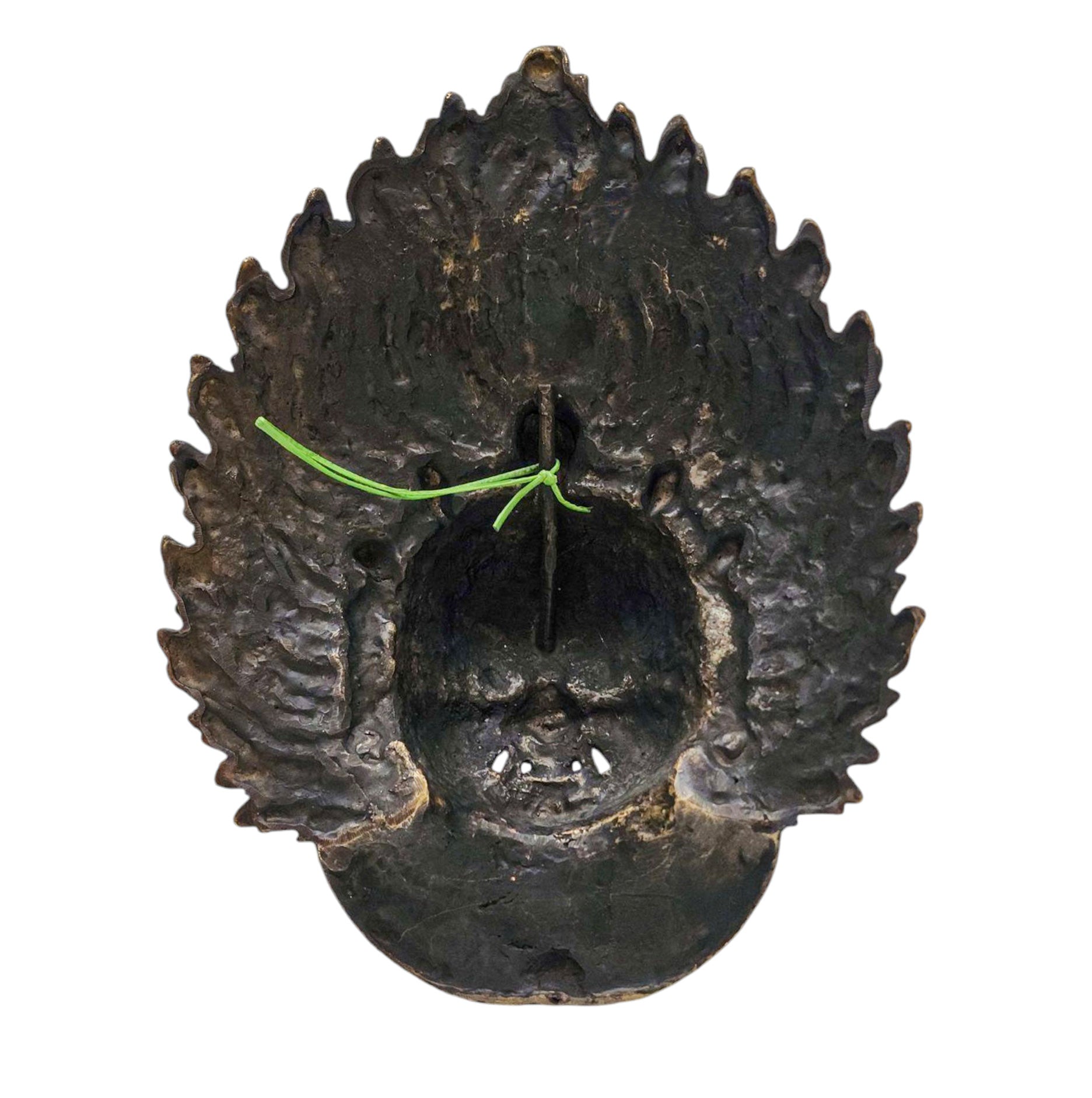 Bhairav, Handmade Ritual Metal Mask, Antique Finishing, Mahakala, Aakash Bhairav