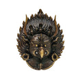 Garuda, Handmade Ritual Metal Mask, Antique Finishing, Divine Eagle, Protector and Enemy of Evil Forces