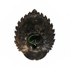 Garuda, Handmade Ritual Metal Mask, Antique Finishing, Divine Eagle, Protector and Enemy of Evil Forces