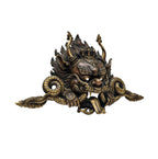 Cheppu, Handmade Ritual Metal Mask, Antique Finishing