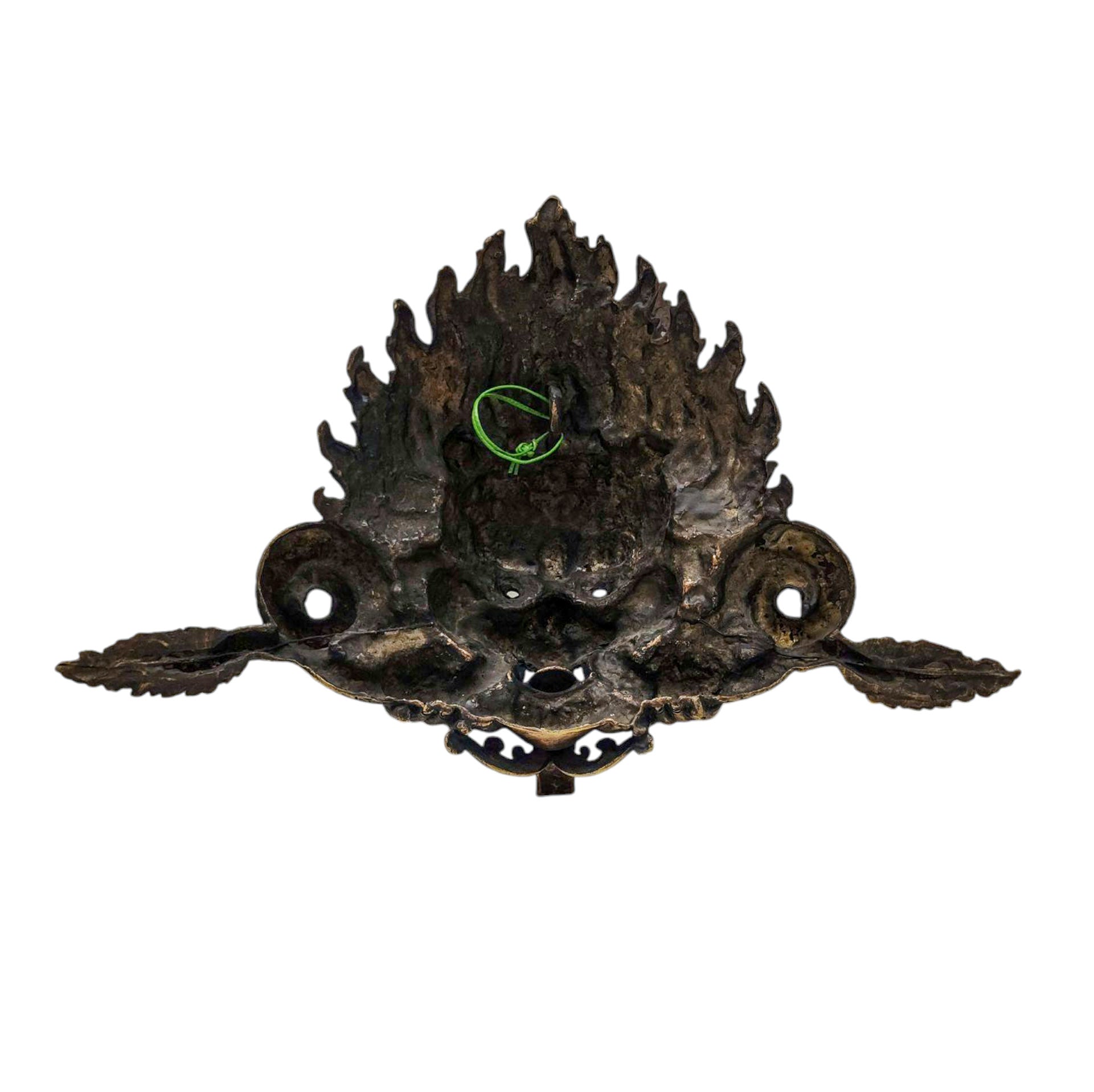 Cheppu, Handmade Ritual Metal Mask, Antique Finishing