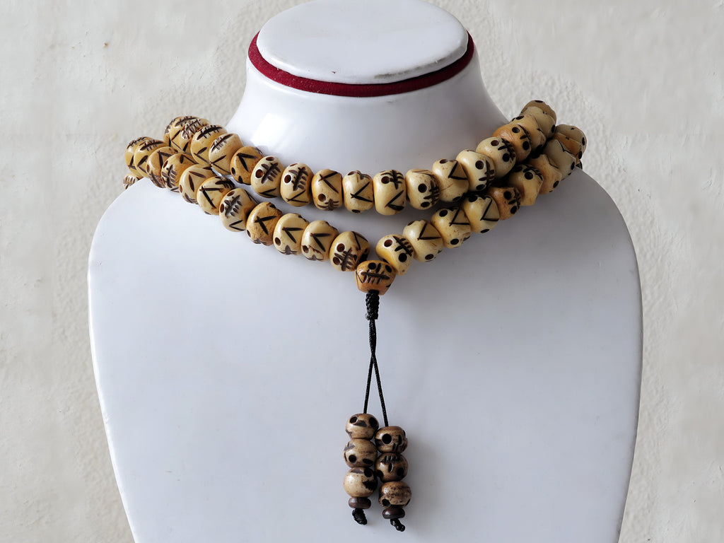 Tibetan Bone Prayer Bead