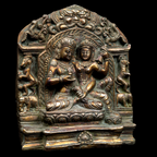 Vajrasattva Shakti, Buddhist Handmade Bronze Statue, Antique Finish