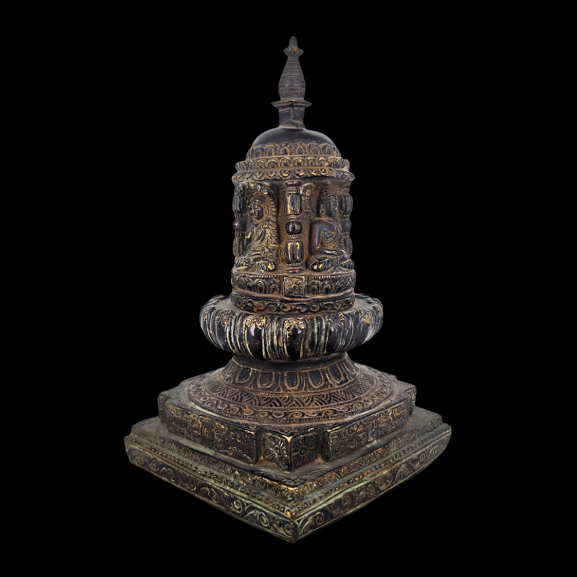 Buddhist Stupa Statue