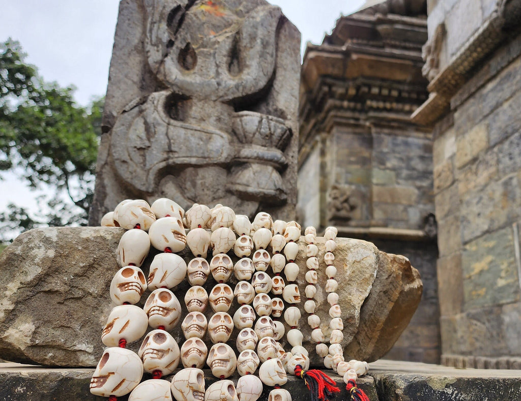 Ma Kali Extra Large 108+1, 30mm Kali Skull Necklace