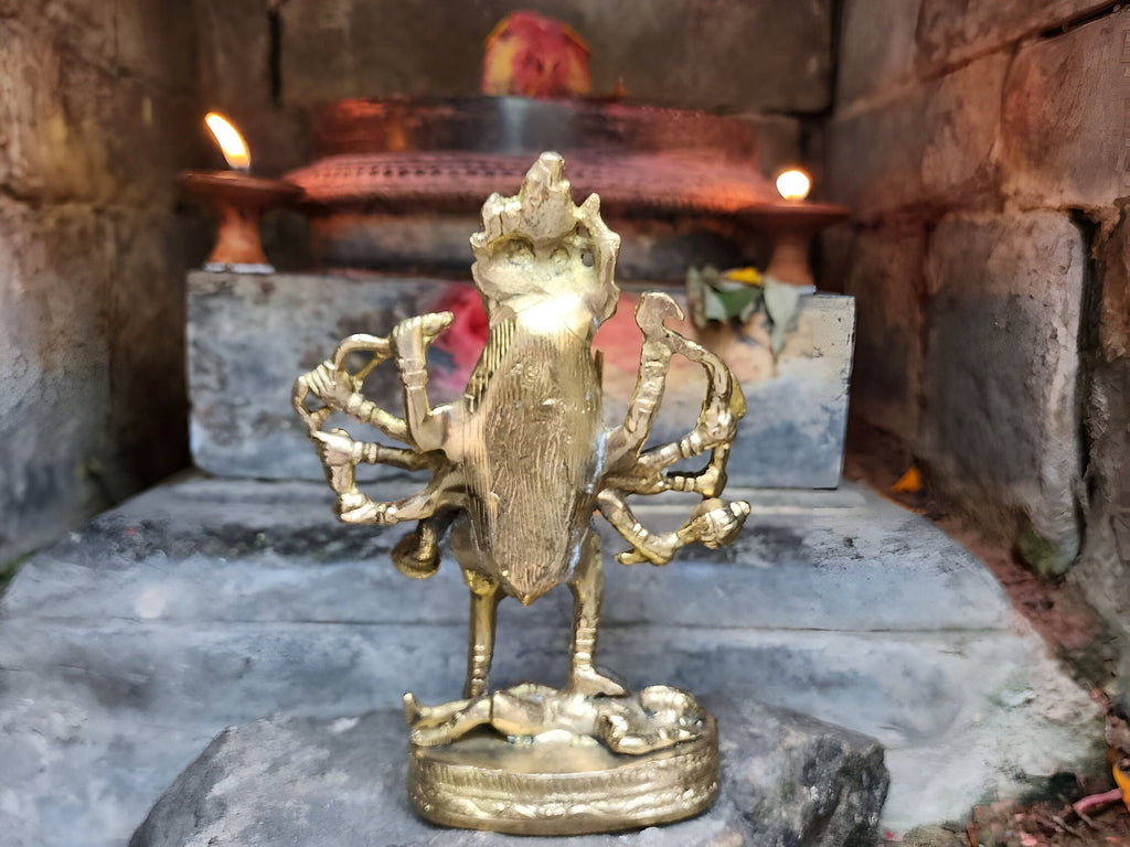 Ma Kali Brass Statue