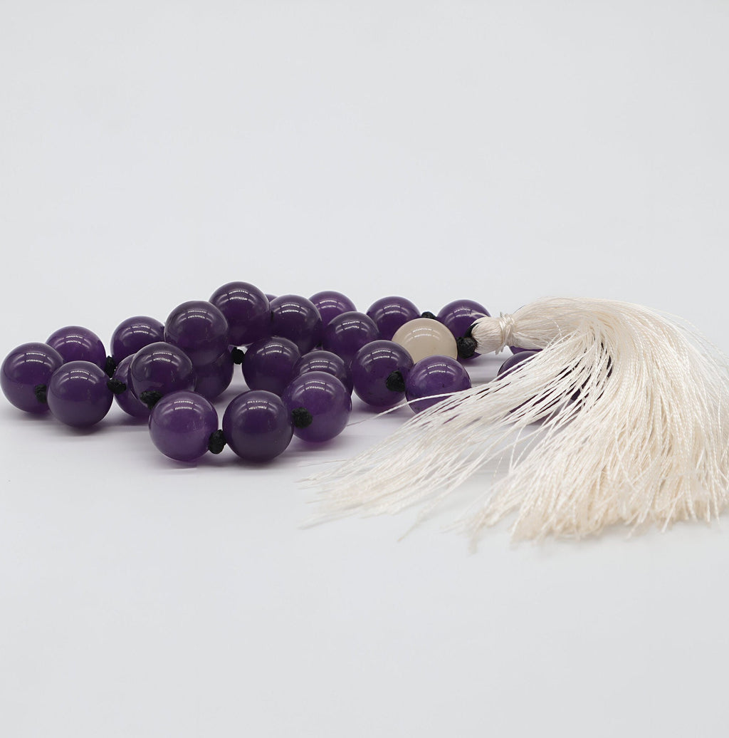 Amethyst & Rose Quartz 27 Bead Pocket Mala