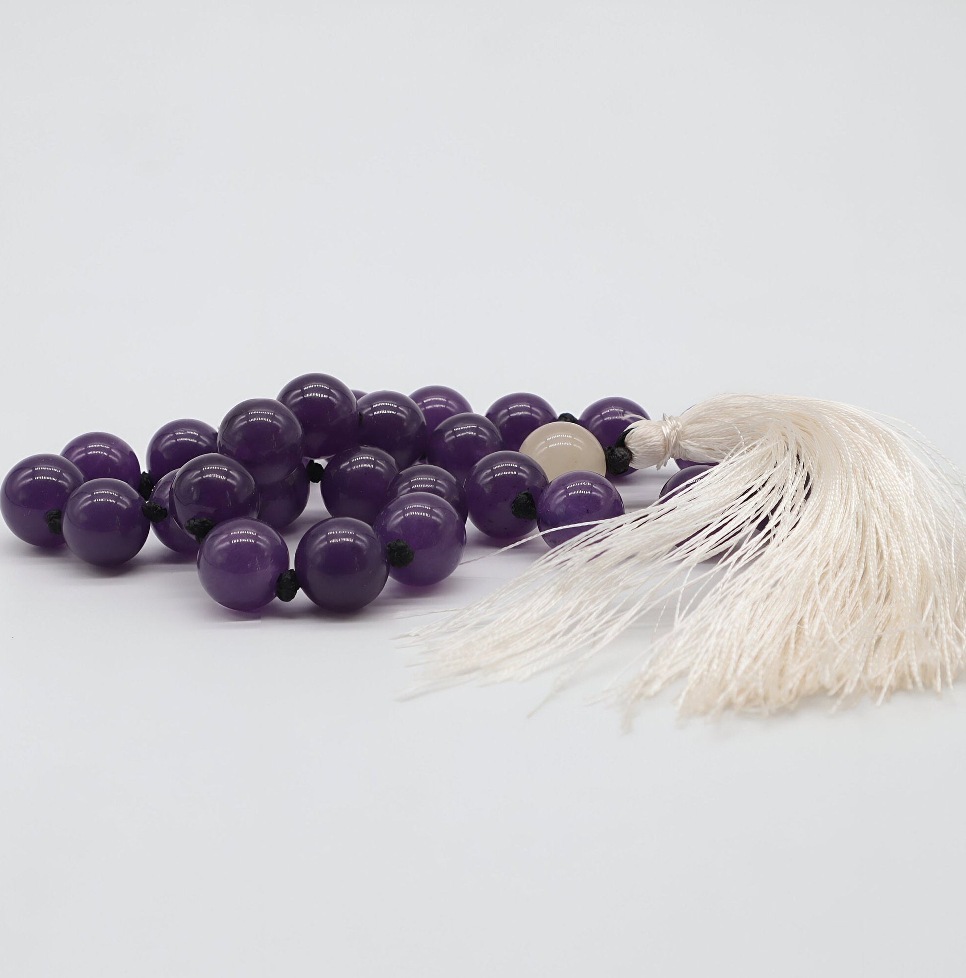 Amethyst & Rose Quartz 27 Bead Pocket Mala