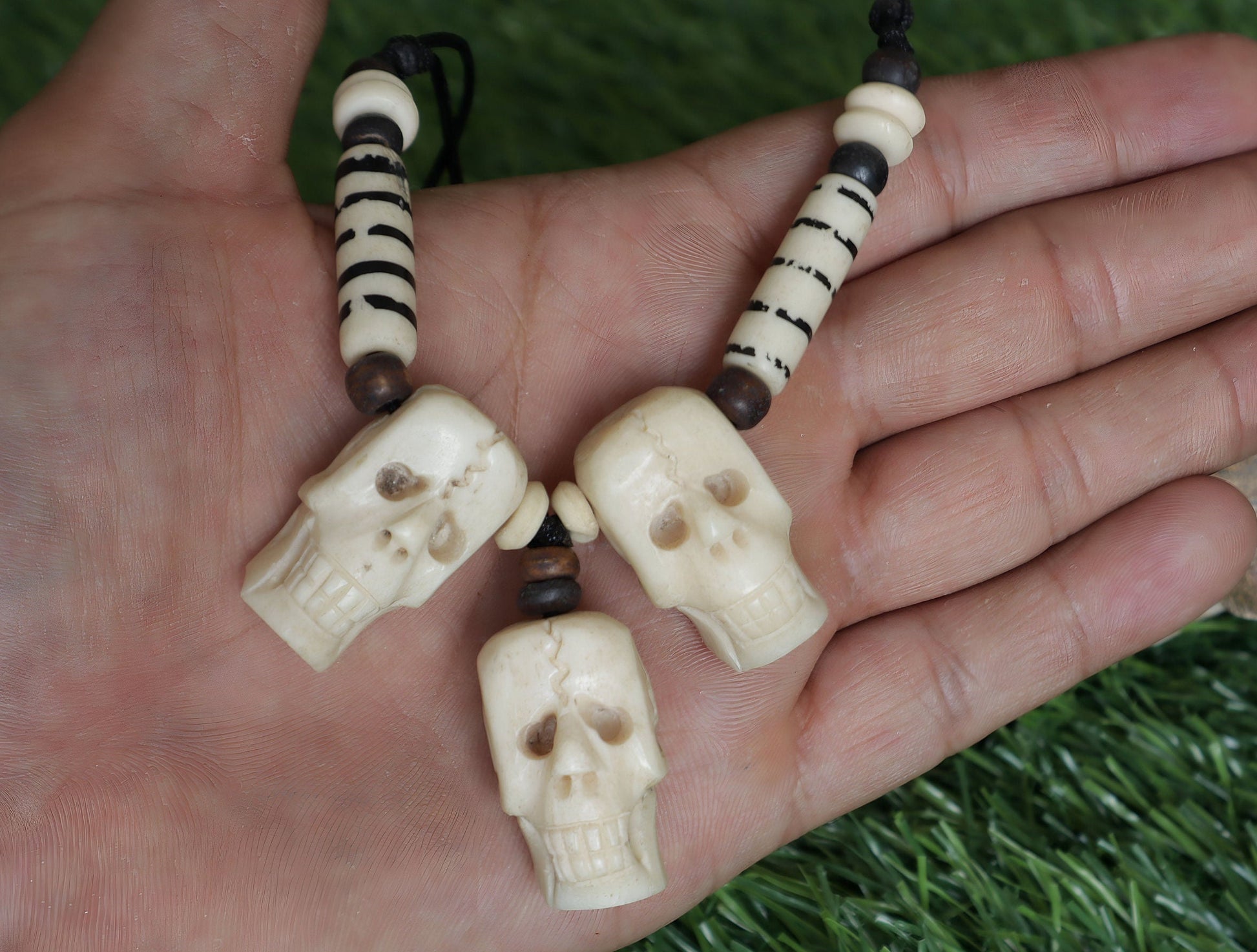 Tibetan Himalaya Gothic Tribal Necklace, Evil Eye Protection Jewelry