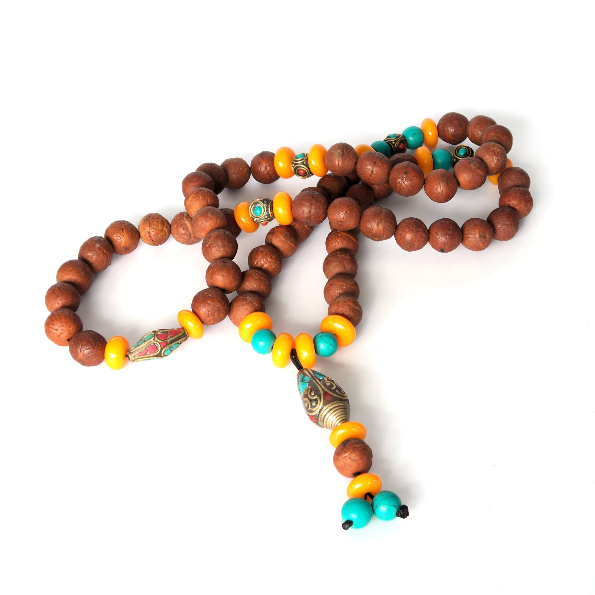 Tibetan Buddha Mala Buddha Chitta Necklace