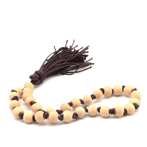 27 Beads Hand Mala | Mni Pocket Traveler Mala 27 Beads | Holy Mala | Buddhist Mala Beads | Tulsi Wrist Japa Meditation Mala |