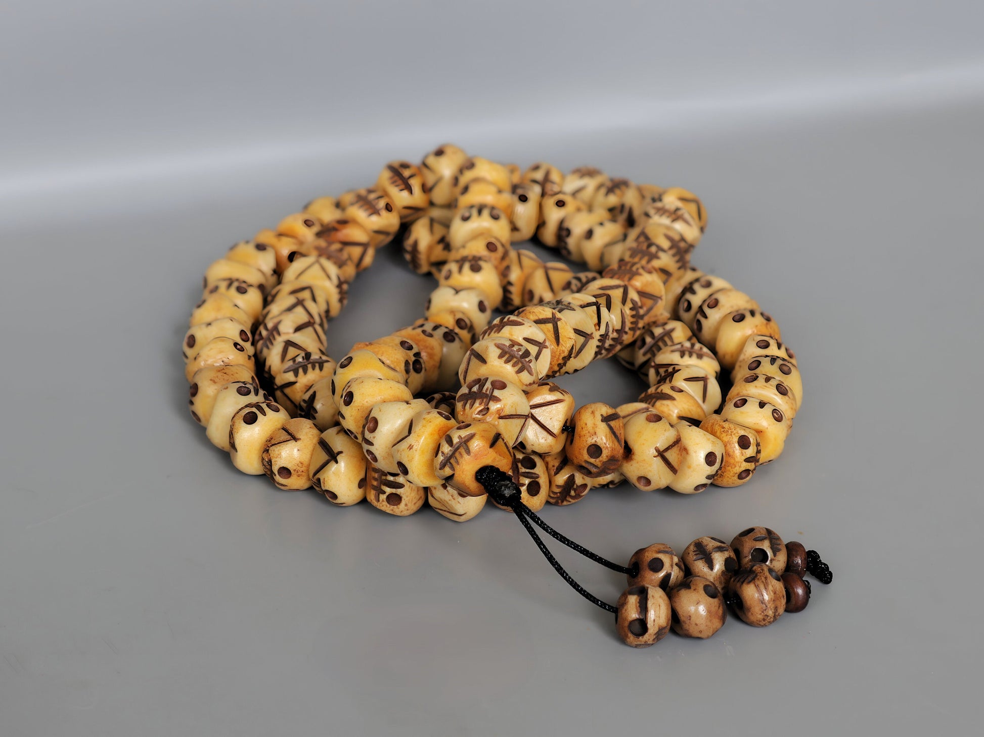 Tibetan Bone Prayer Bead