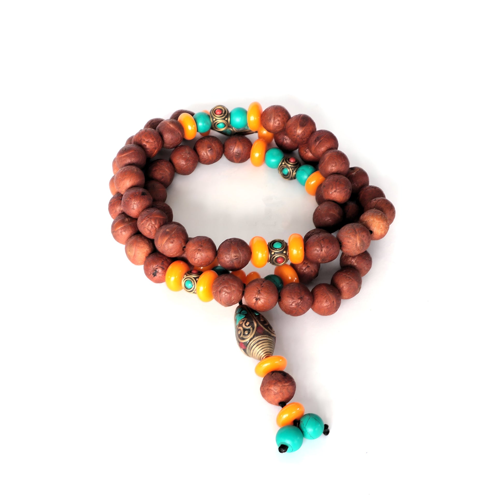 Tibetan Buddha Mala Buddha Chitta Necklace