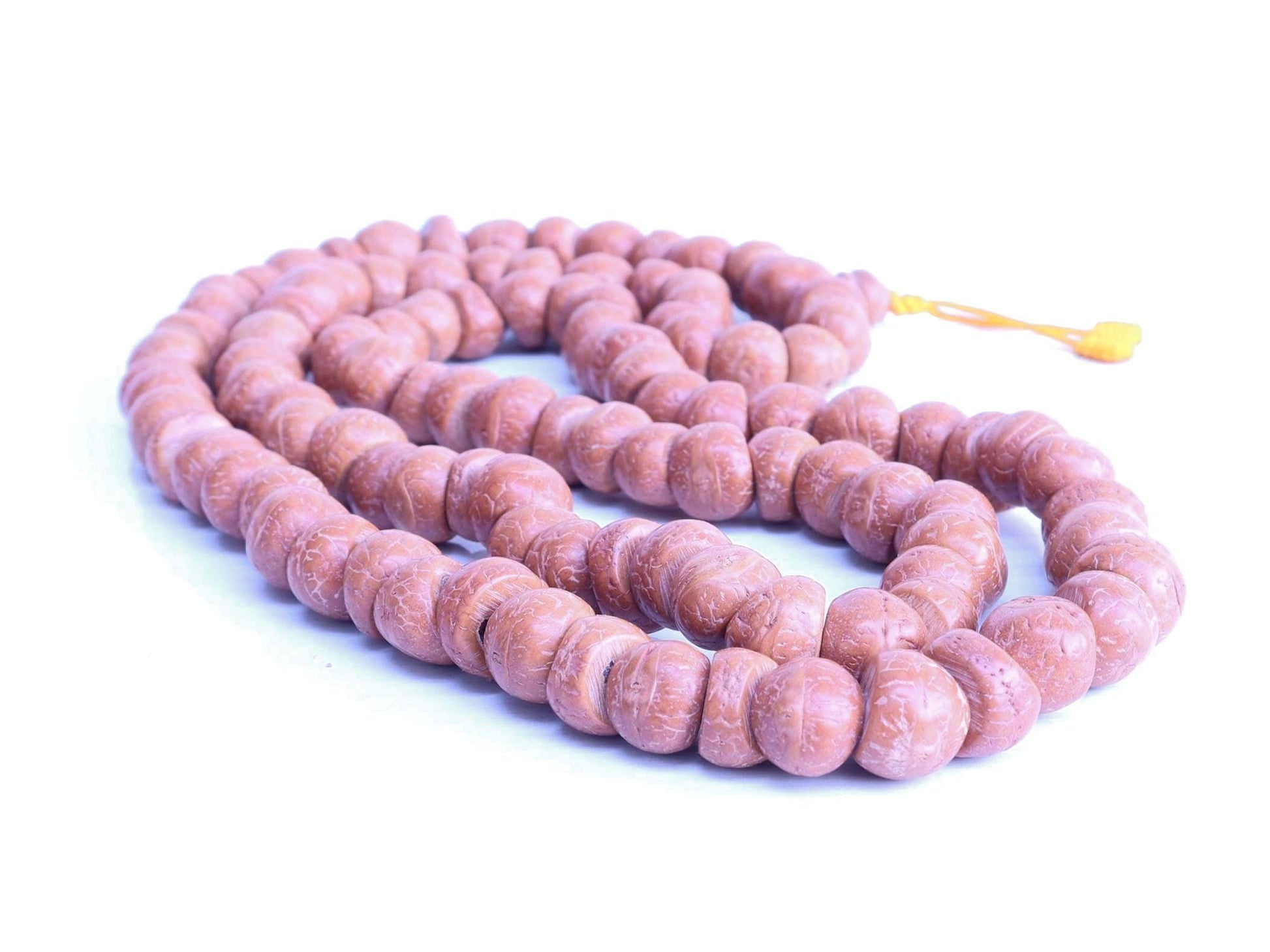 Premium Natural Phoenix Eye Buddhist Japa Prayer Beads, Free Bodhi Bracelet