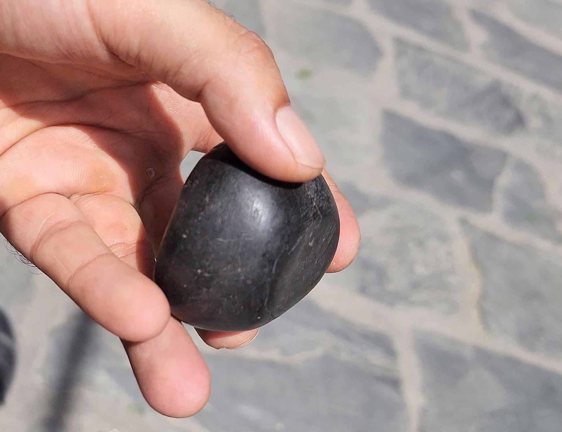 Chakra Healing Shaligrama, A Divine Cosmic Connection, Creation Of Nature, Sacred Seven Chakra Balancing Stone
