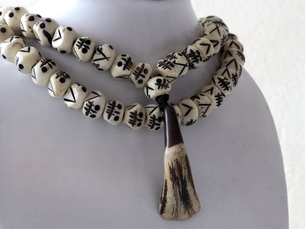 Tibetan White Japa Mantra Mala