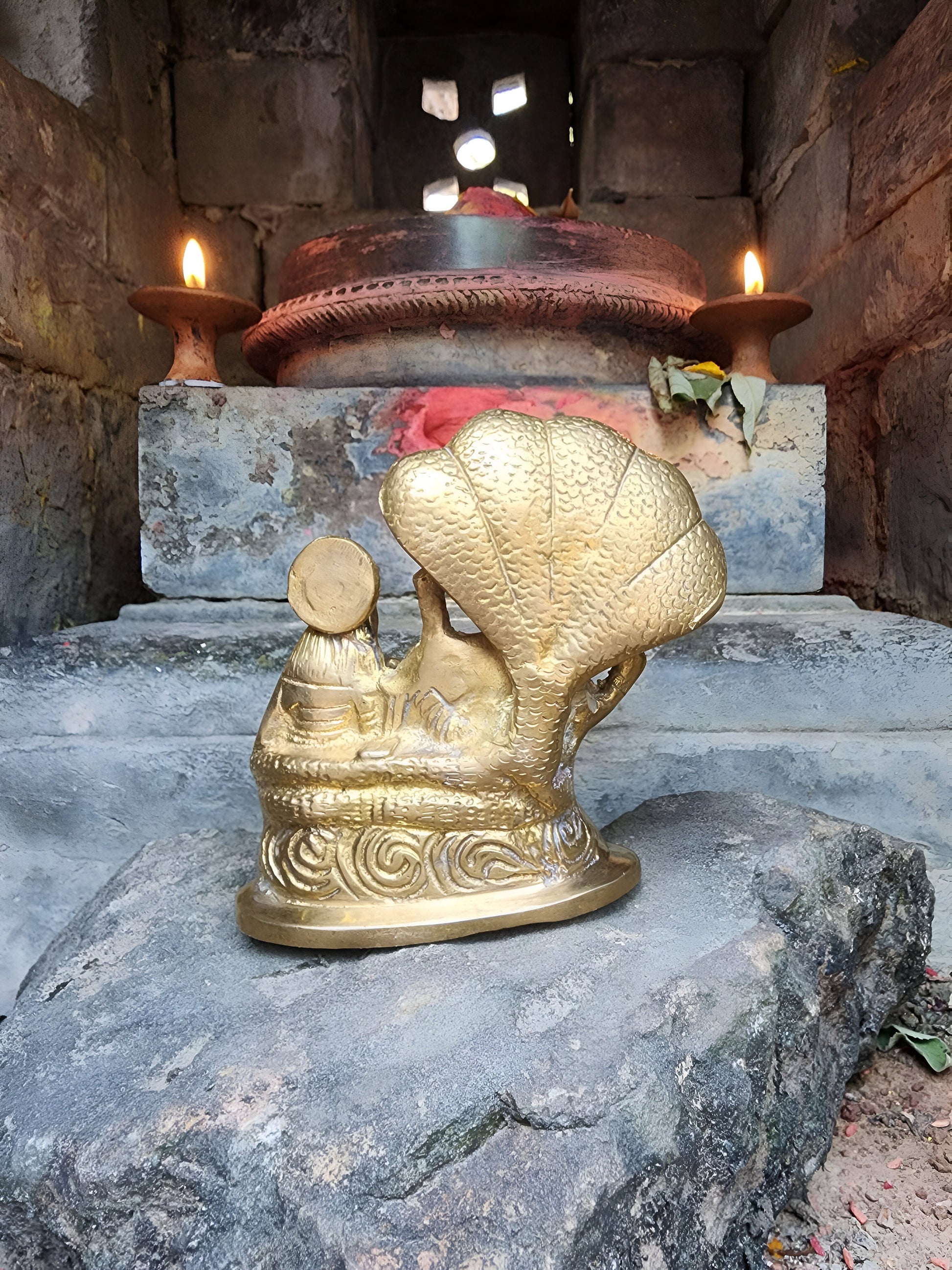 Lakshmi Narayana Brass Statue