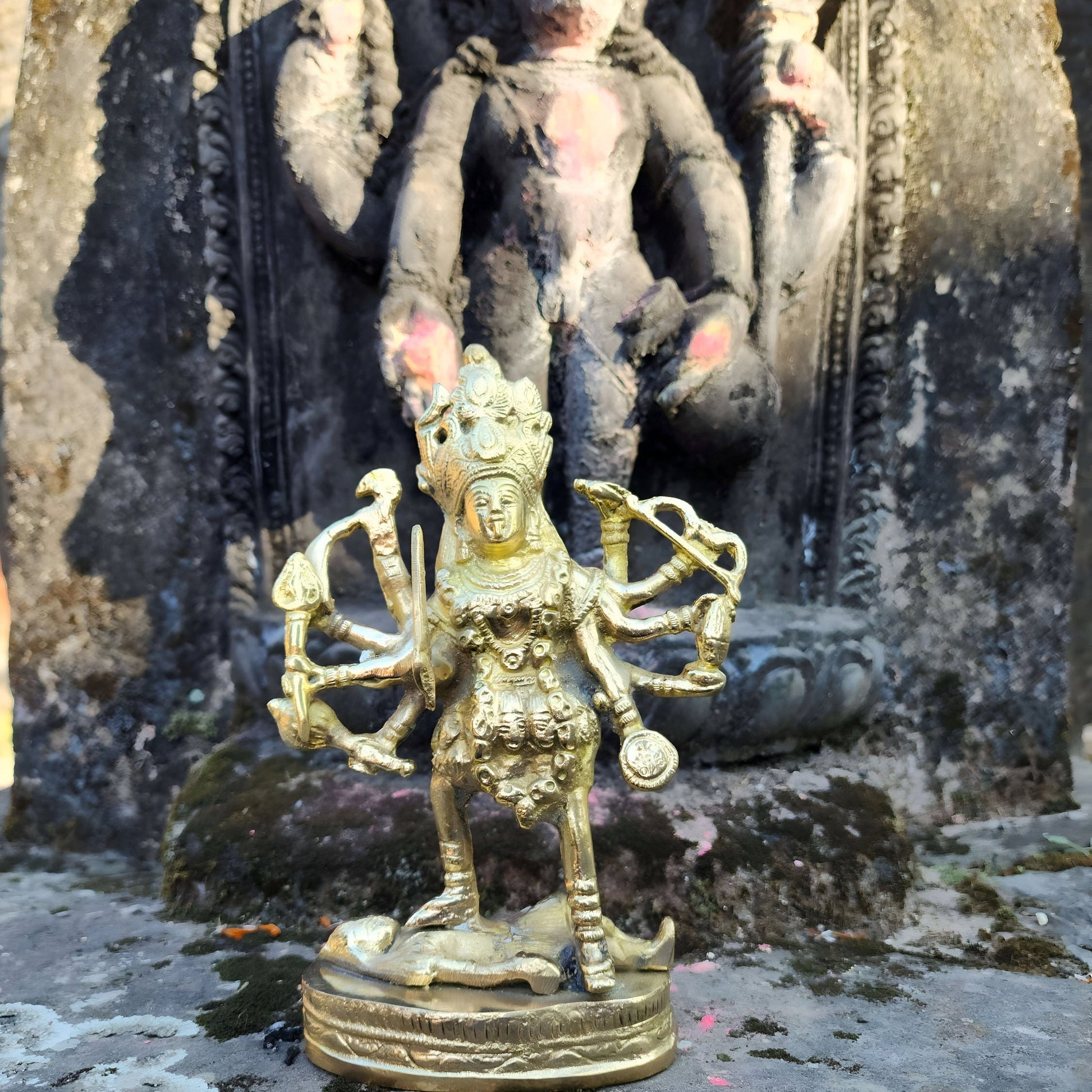 Ma Kali Brass Statue