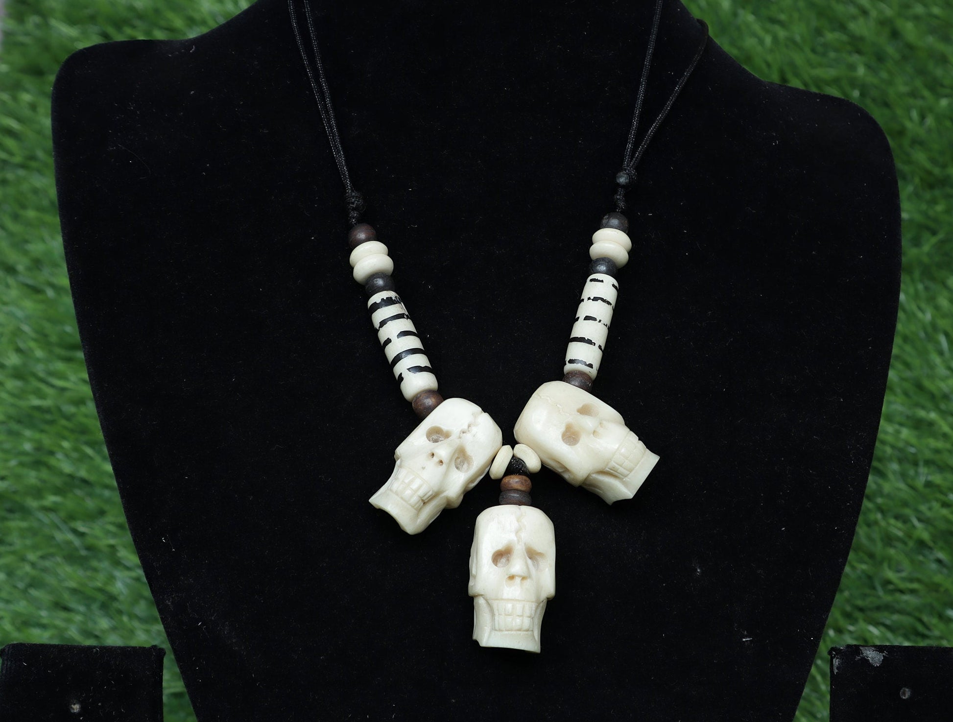 Tibetan Himalaya Gothic Tribal Necklace, Evil Eye Protection Jewelry