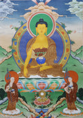 Original Buddha Thangka Of Shakyamuni