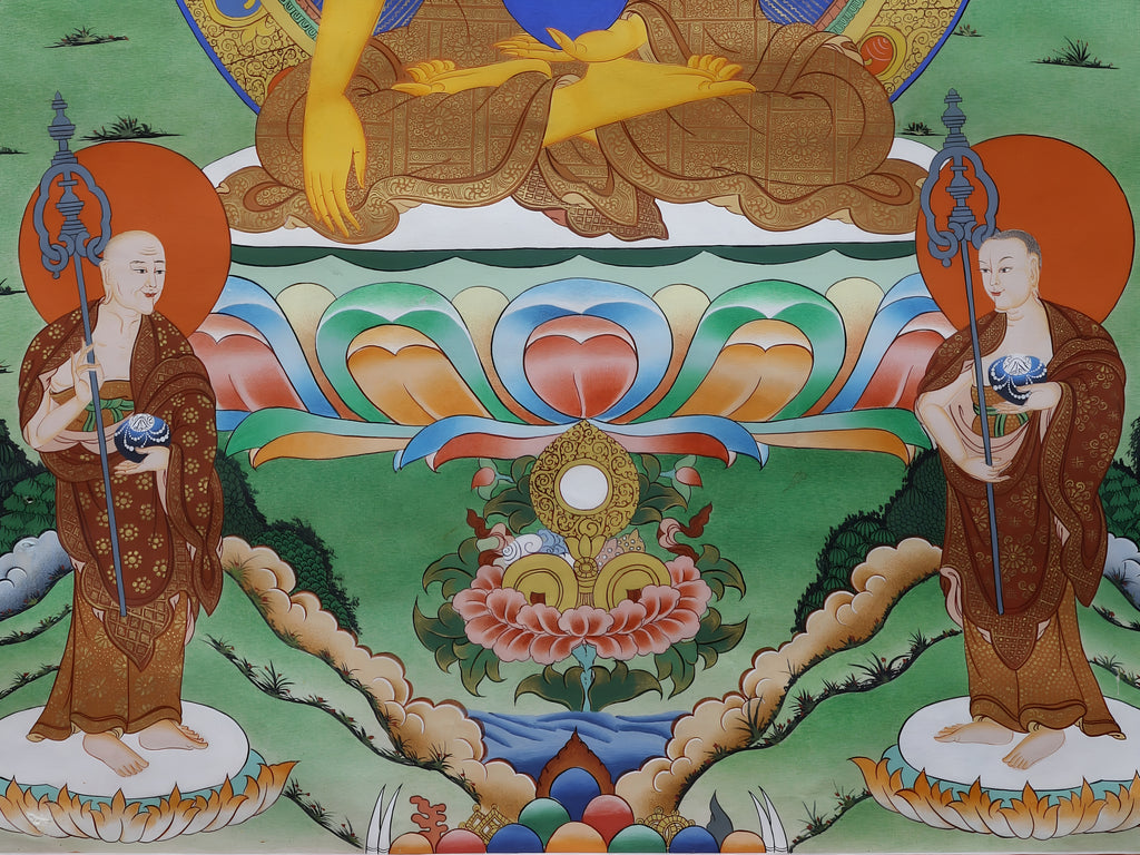 Original Buddha Thangka Of Shakyamuni
