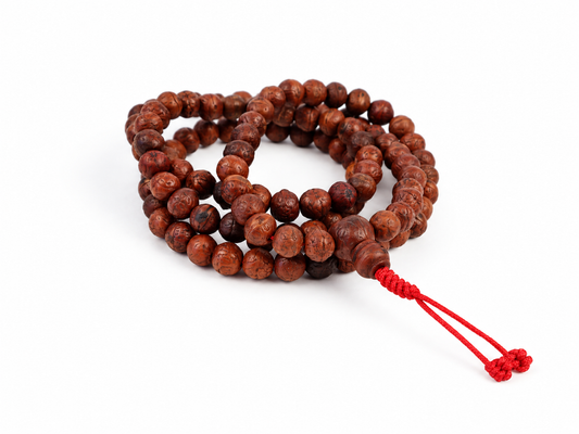 Vajrayana 9 mm Bodhi Prayer Beads, Natural Buddha Chitta 108 Beads Japa Mala