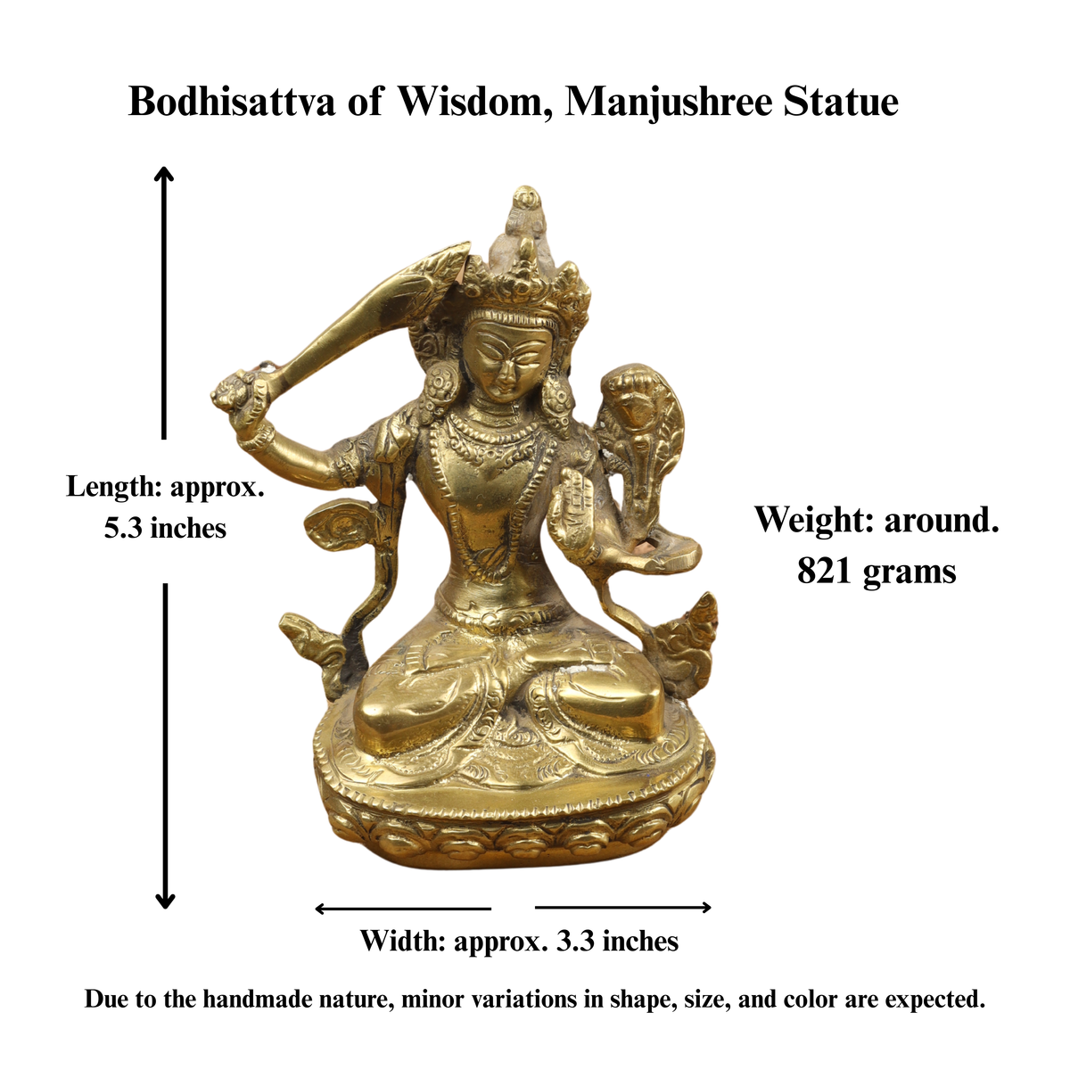 Manjushri Bodhisattva Statue