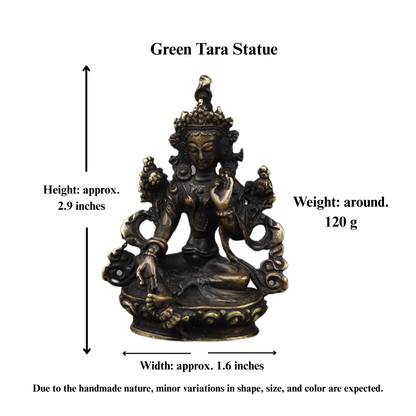 Green Tara Statue, Mother of All Buddha Sculptures