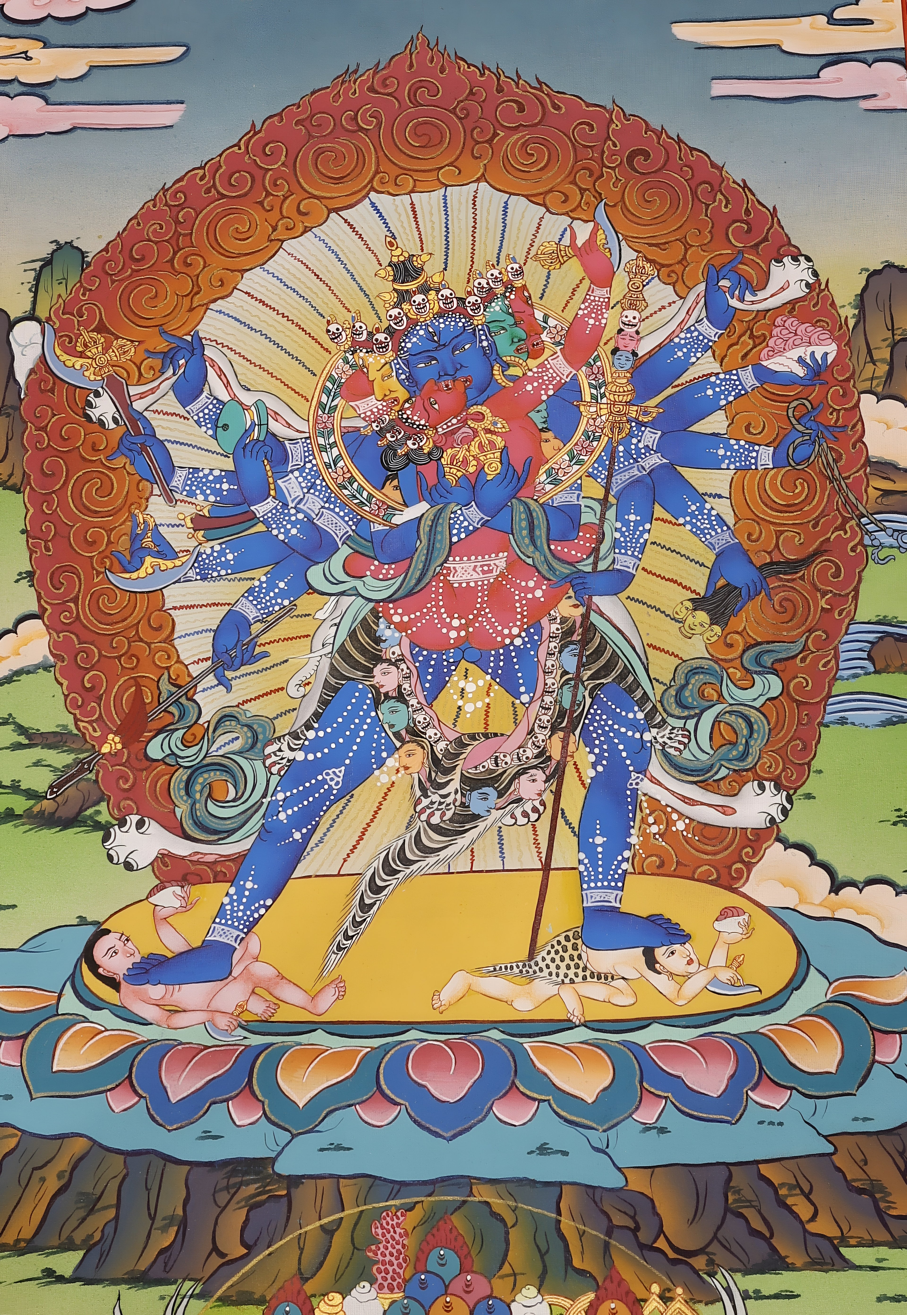 Chakrasamvara Thangka, Yidam Of Non Dual Wisdom