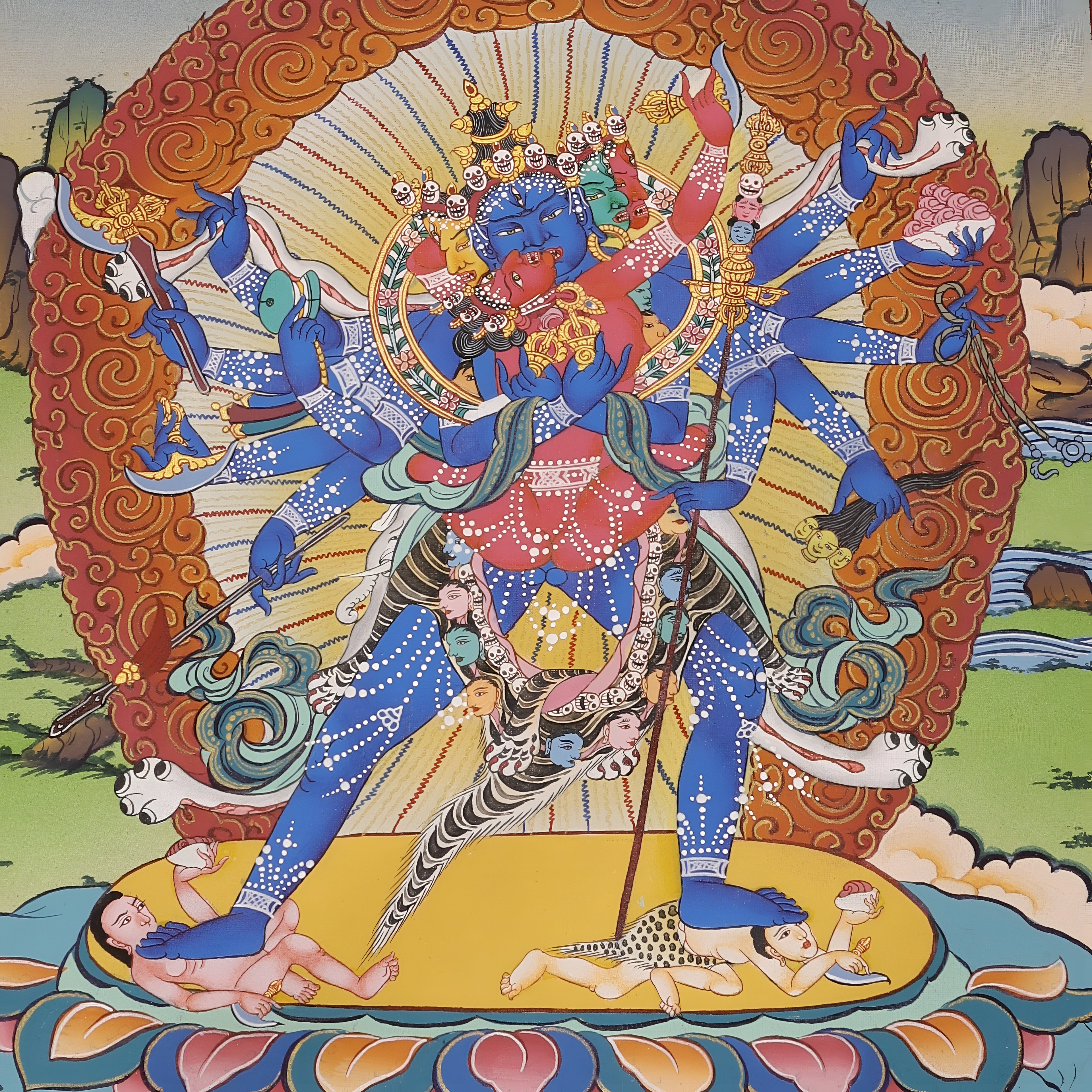 Chakrasamvara Thangka, Yidam Of Non Dual Wisdom