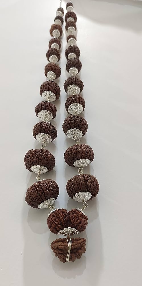 Rudraksha Siddha Mala, 2 to 17 Face Large Nepalese Beads, Made to Order