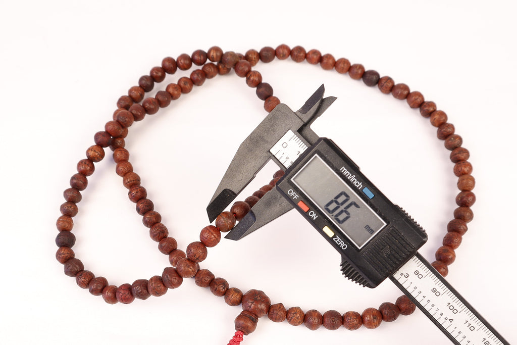 9 mm Bodhi Seed Mala, Buddha Prayer Beads