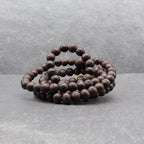 Ziziphus Budhensis Bodhi Prayer Bead Buddha Chitta Phoenix Eye 108+1 Beads 8 to 9mm Mala