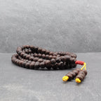 Ziziphus Budhensis Bodhi Prayer Bead Buddha Chitta Phoenix Eye 108+1 Beads 8 to 9mm Mala